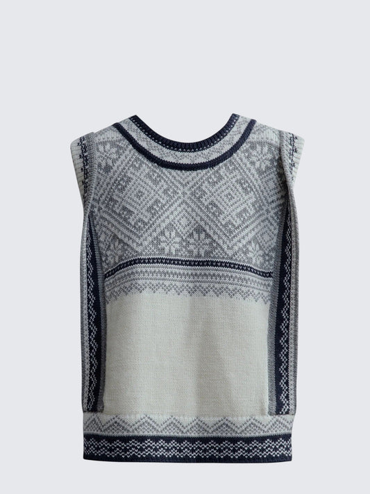 Multi-Way VTG Fair Isle Knit Vest