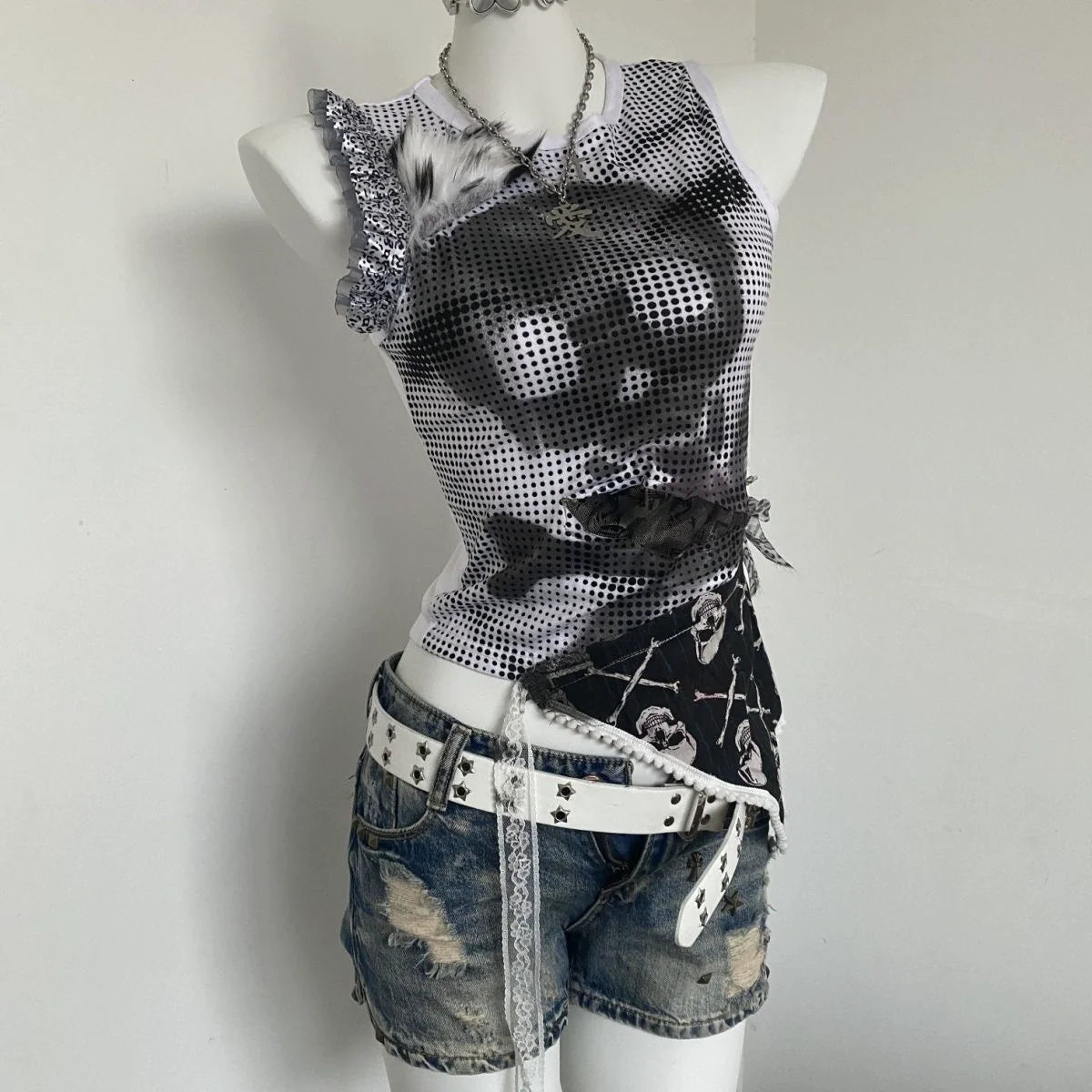 Polka Dot Vintage Retro Y2K Tank Top