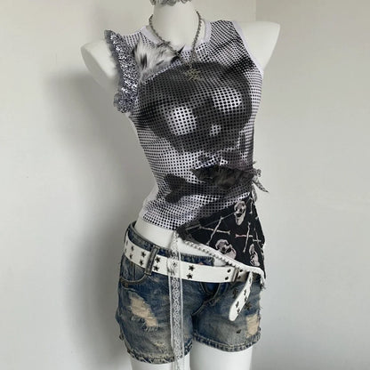 Polka Dot Vintage Retro Y2K Tank Top