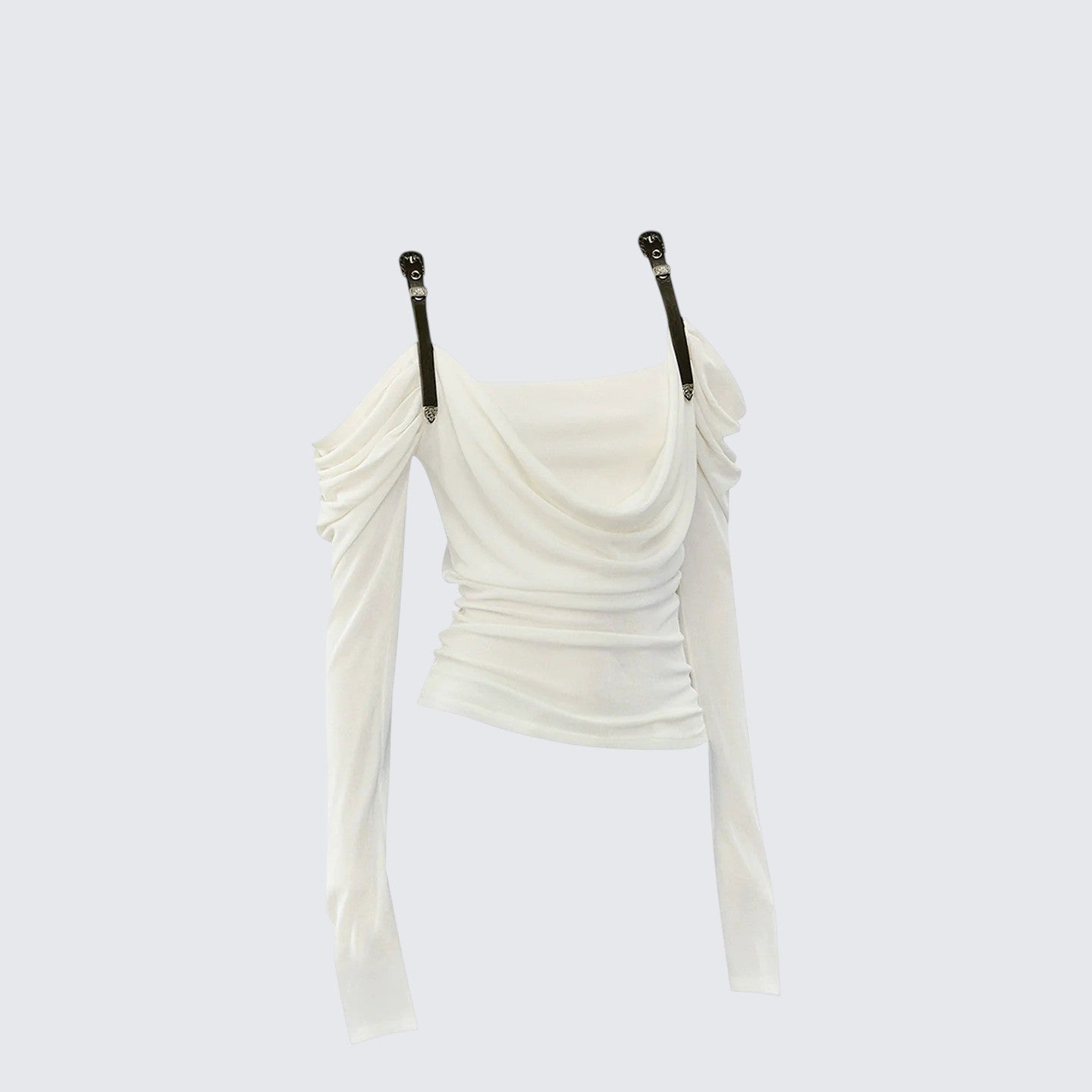 American Slash Neck One Shoulder T-Shirt
