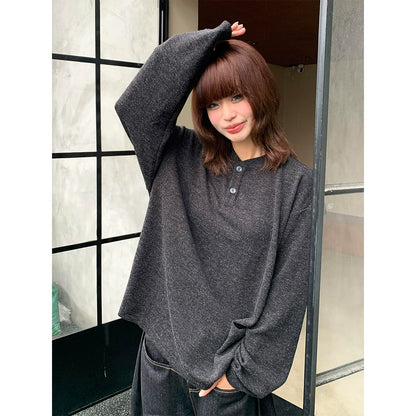 Old Money Henley Knit Tee