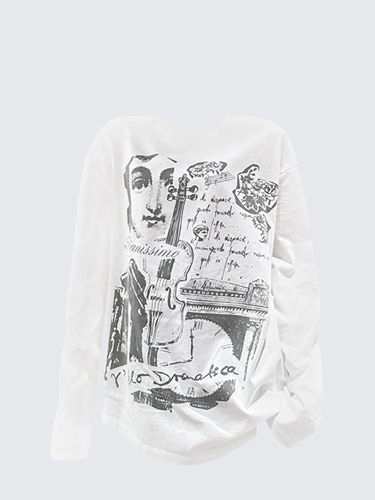 American Street Graffiti Long Sleeve Tee