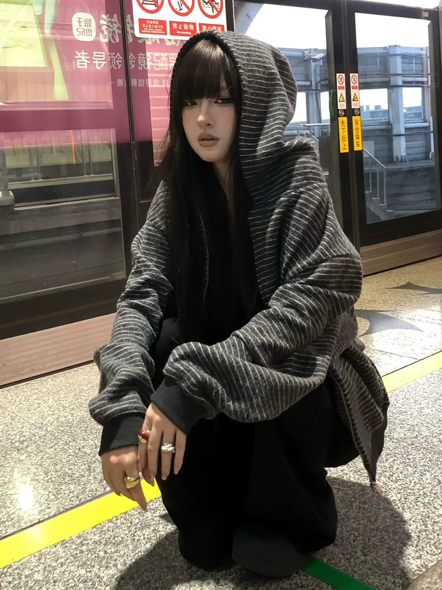 Retro Fleece Lined Hoodie