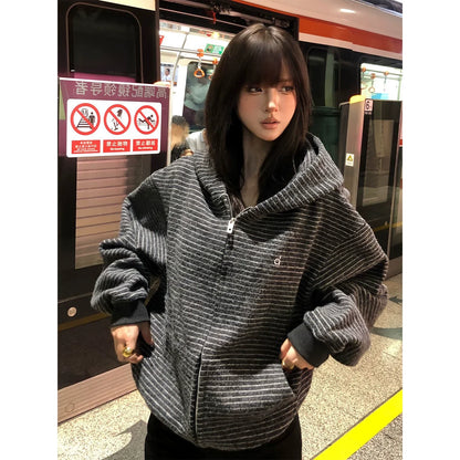 Retro Fleece Lined Hoodie