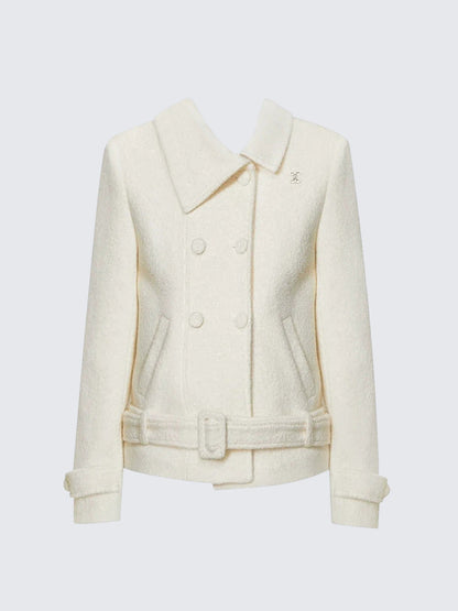Asym Double-Breast Wool Jacket Women