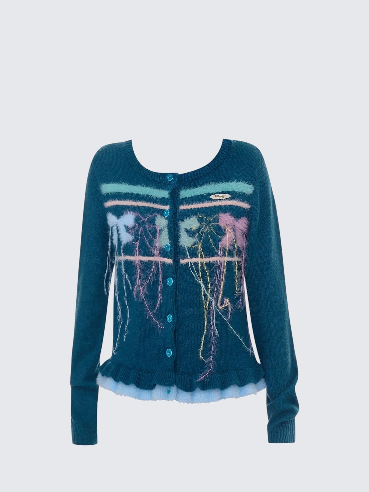 Bow Knot Knit Cardigan