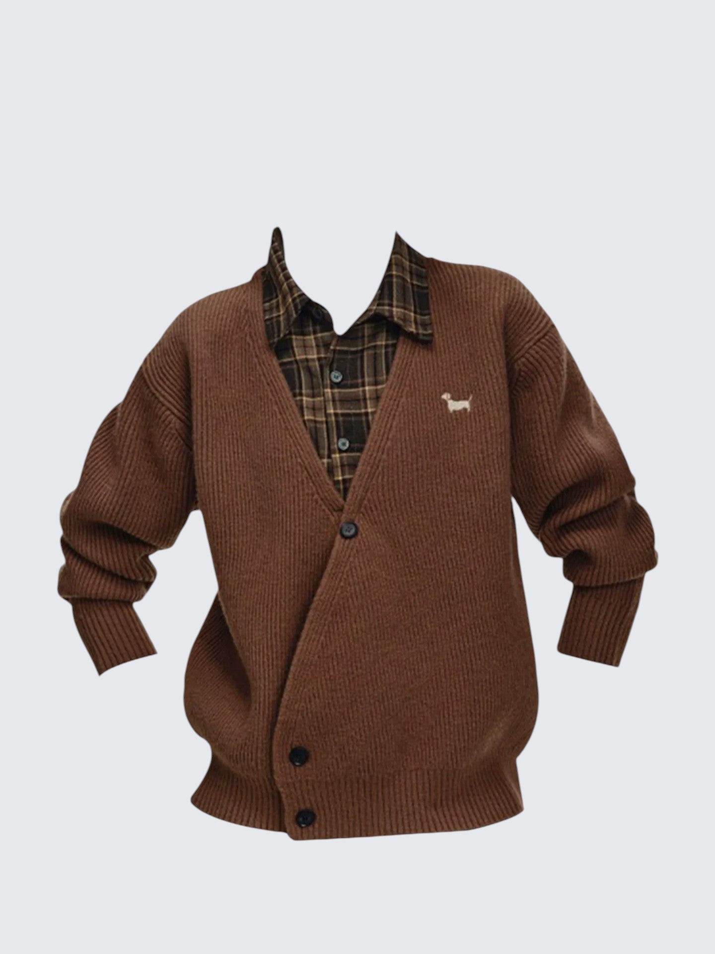 Melard Vintage Checked Polo Knit