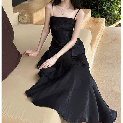 High-End Halter Mermaid Gown Dress for Adult Ceremonies