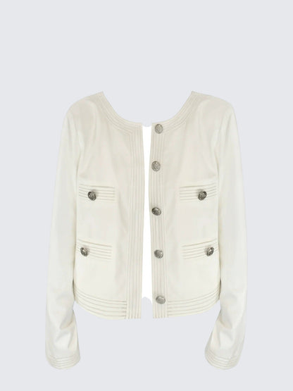 Korean Colorblock Denim Jacket