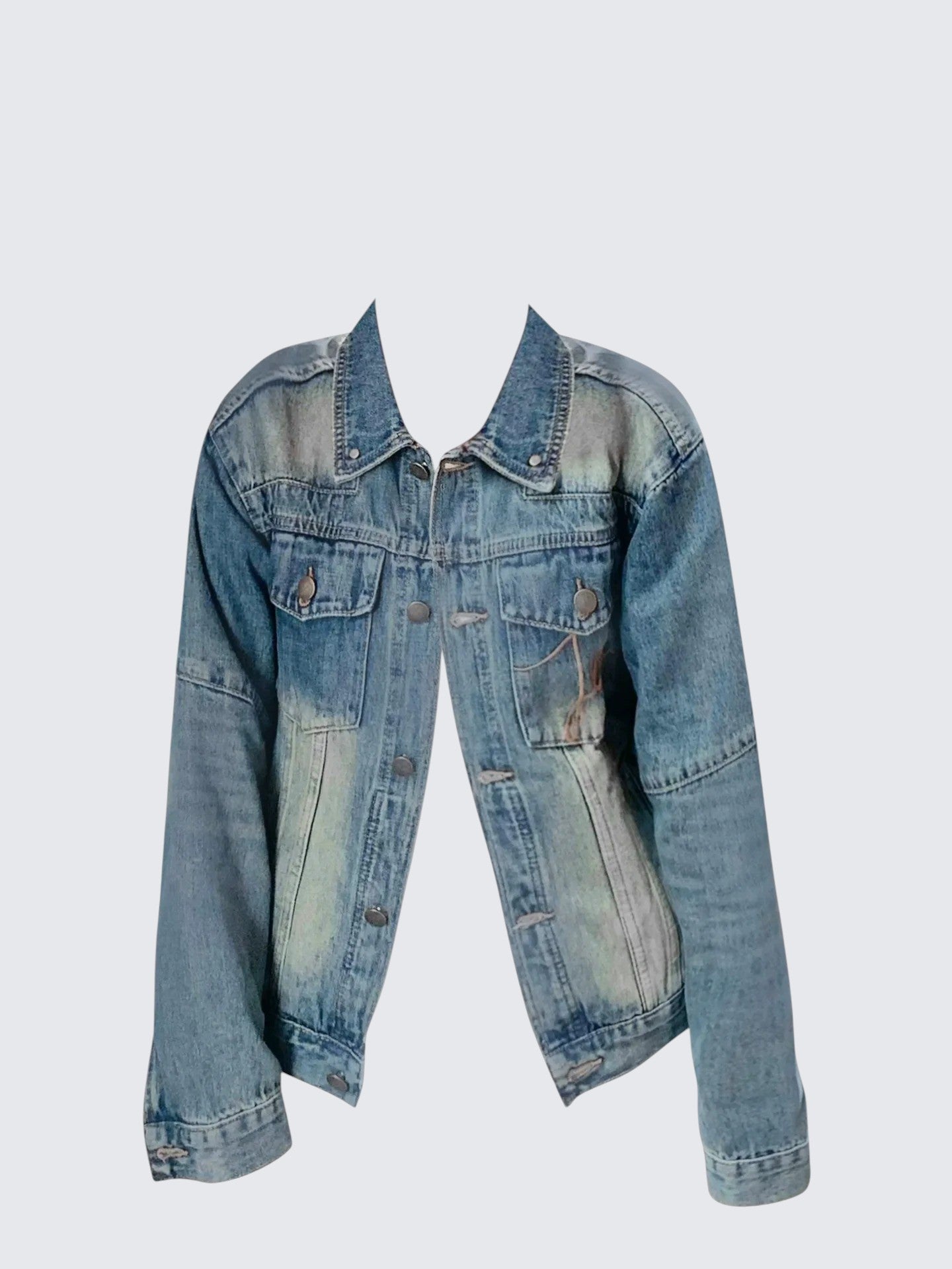 Washed Denim Jacket Women