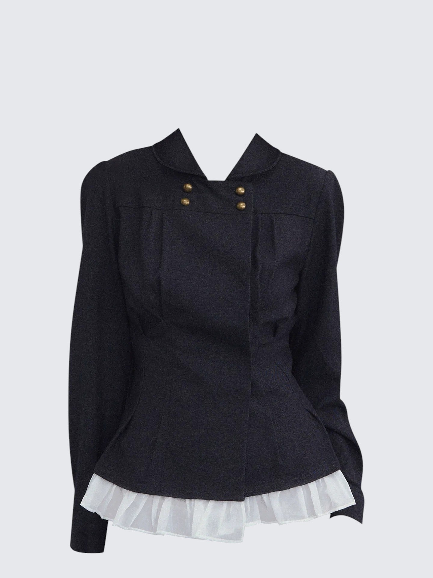 Vintage Double Breasted Denim Shirt