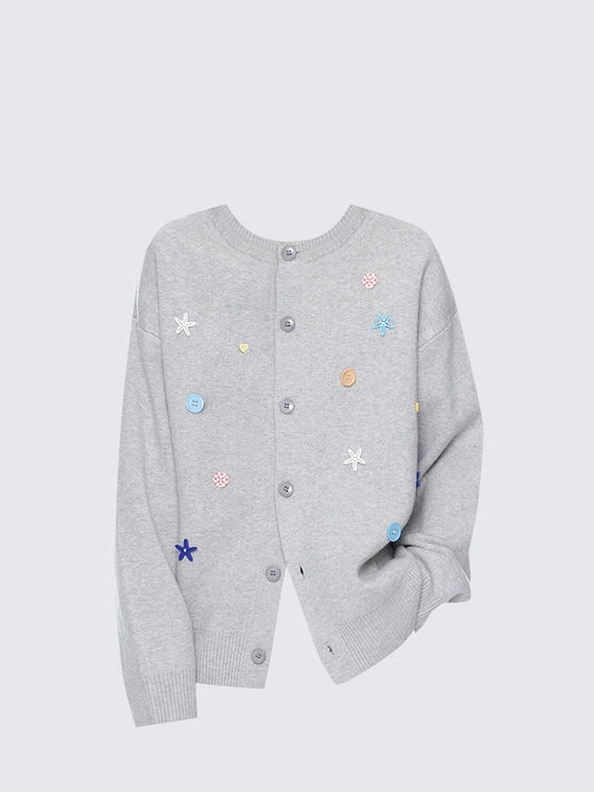 American Vintage Pearl Button Knit Cardigan