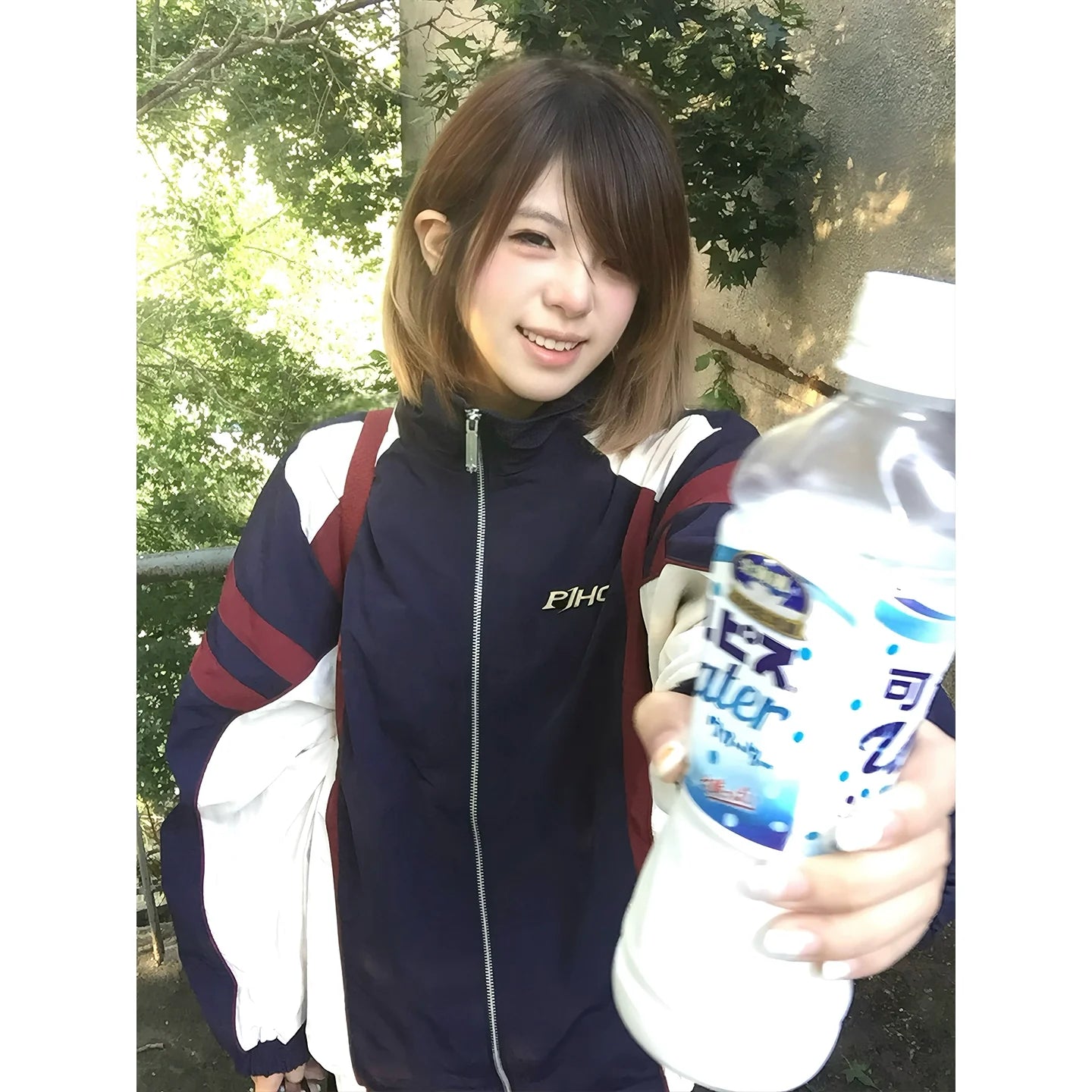 Retro Colorblock Biker Jacket