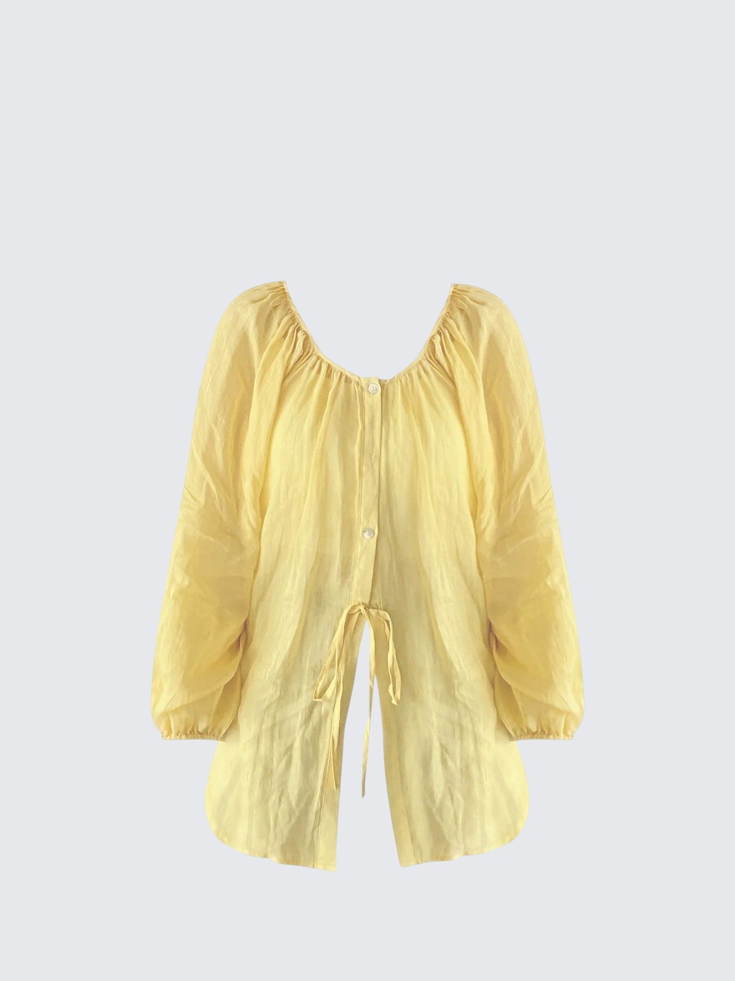 Yellow Lantern Sleeve Top Women