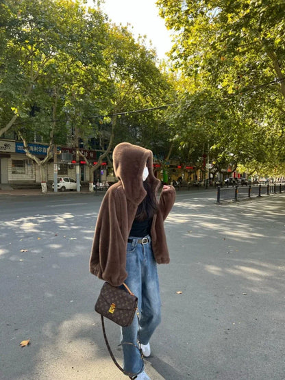 Mink Faux Fur Eco Coat