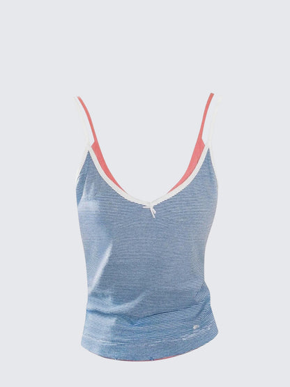 Color Block Layered Halter Top