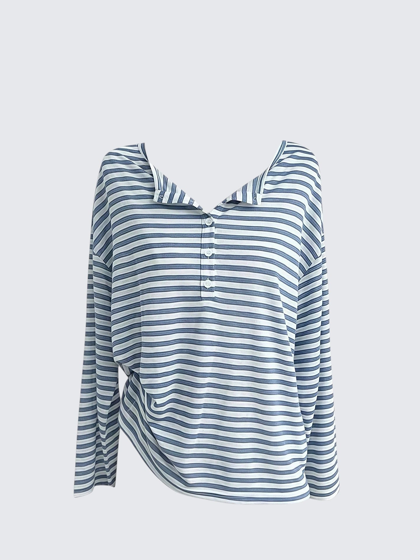 Striped Colorblock Long Sleeve Tee