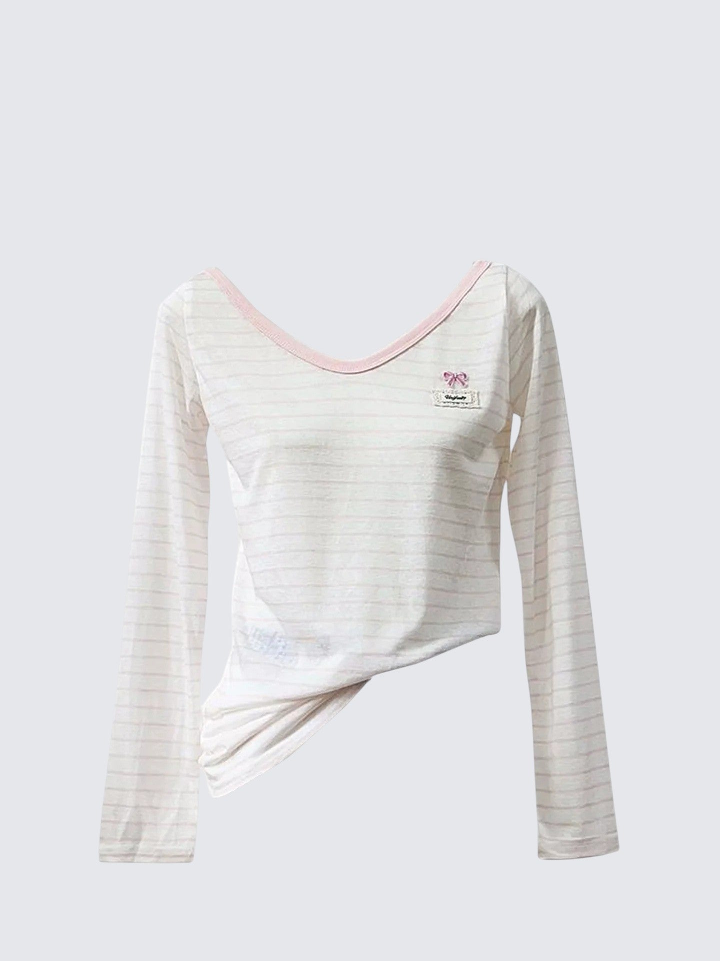 Striped Sun Protection Tee Women