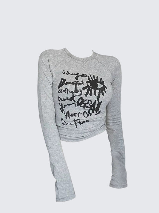 Doodle Print Tee Women