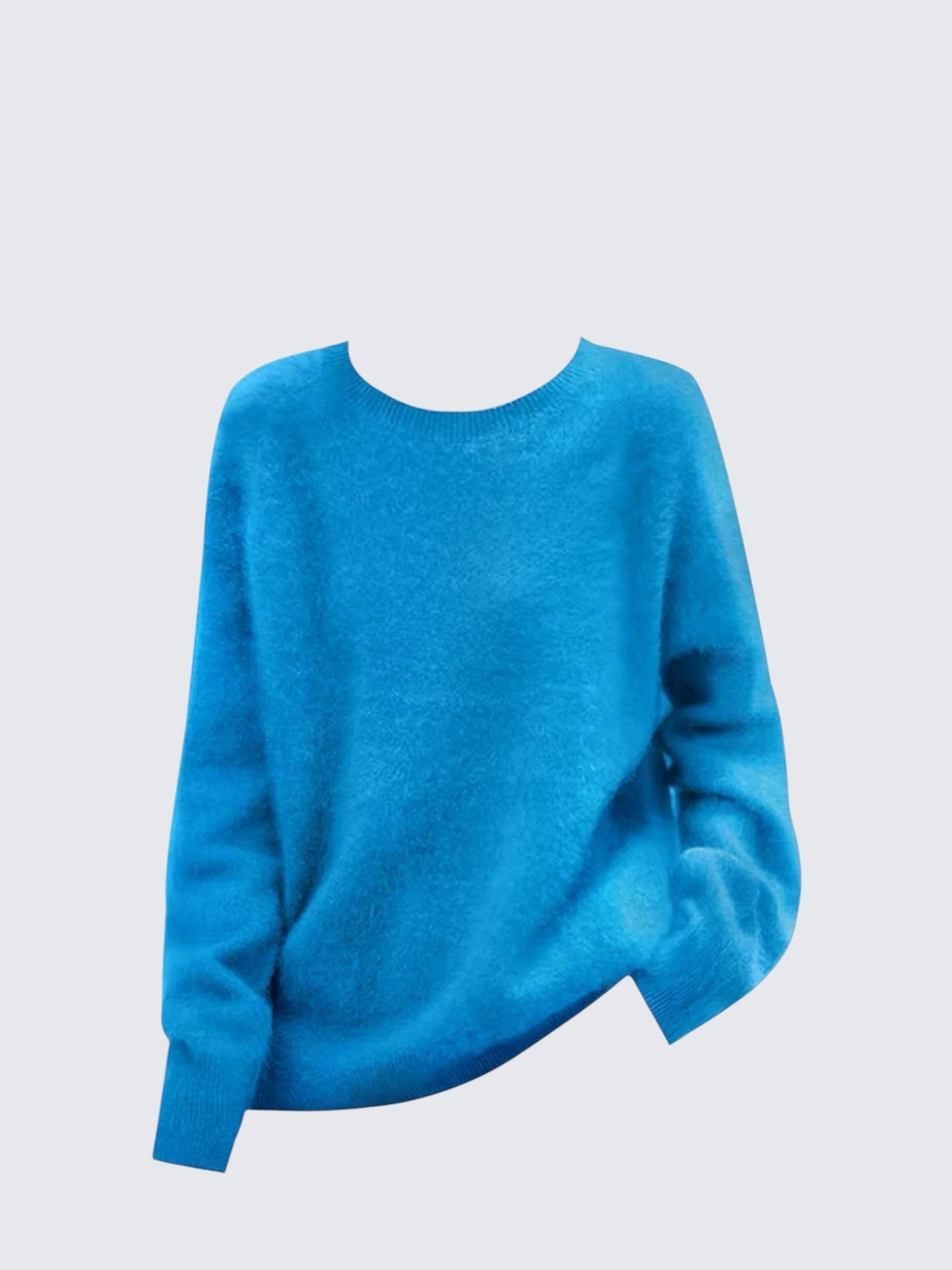 Mohair Asymmetrical Knit Top
