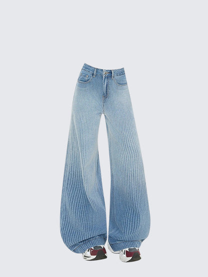 Vintage Ombre Wide Leg Jeans