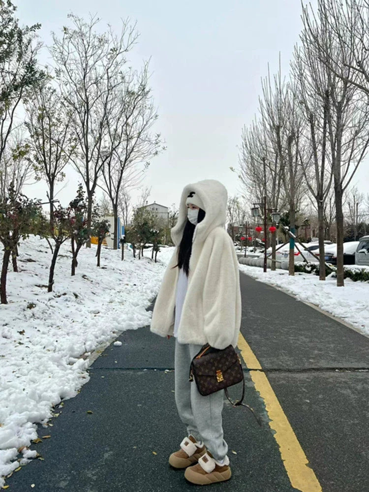 Mink Faux Fur Eco Coat