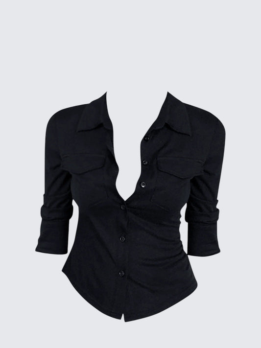 American Punk Mid Sleeve Shirt