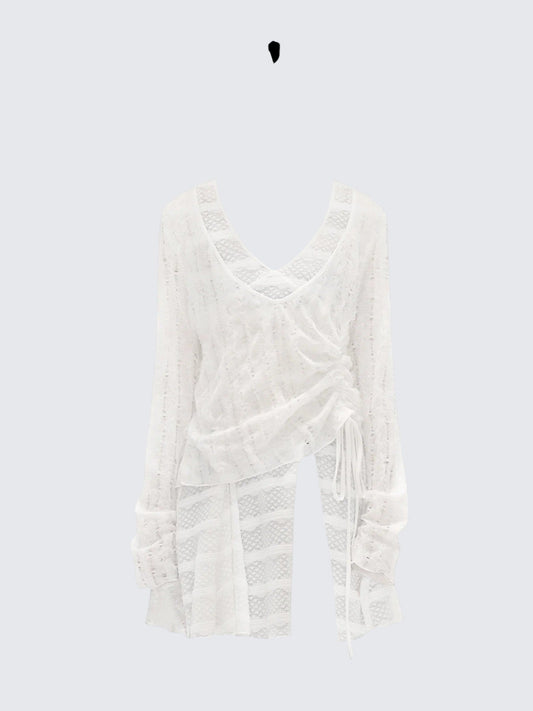 Layered V-Neck Tee Women