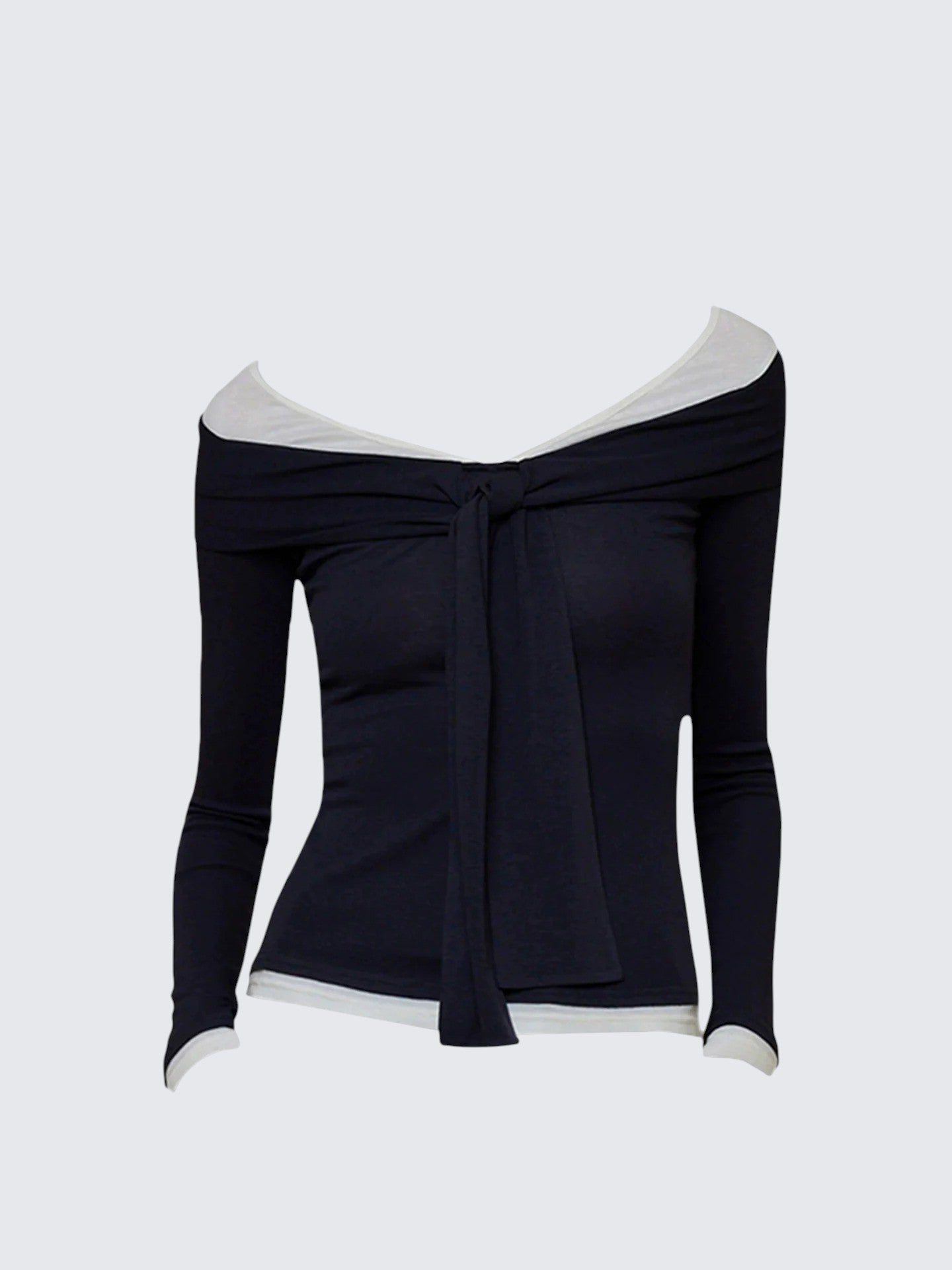 One Shoulder Knitted Top