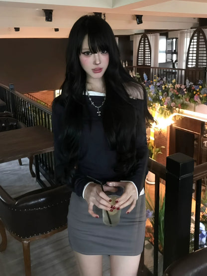 Korean Layered Long Sleeve Tee