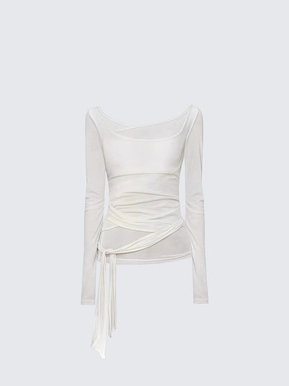 Asymmetric Long Sleeve Tee