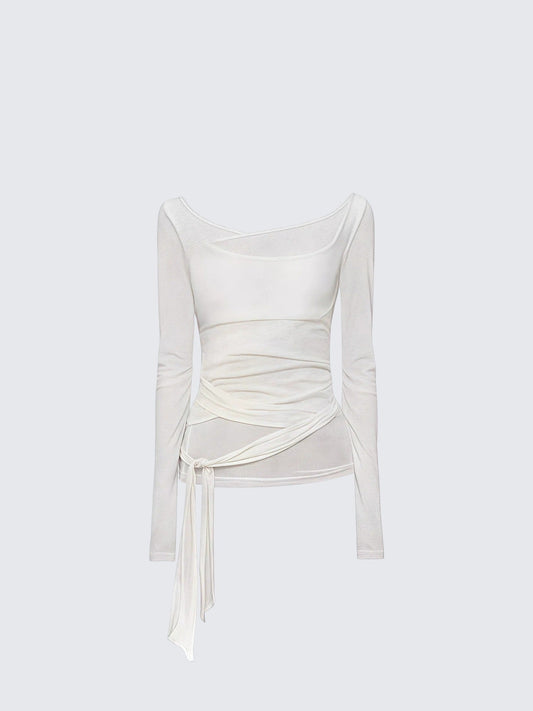 Asymmetric Long Sleeve Tee