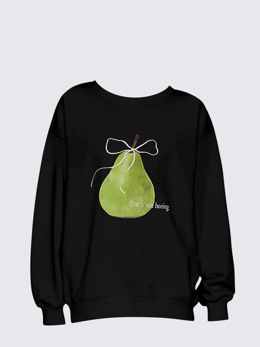 Fruit Print Long Sleeve Tee