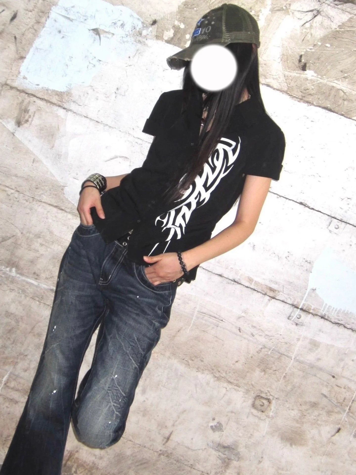 Black Waist Short Shirt