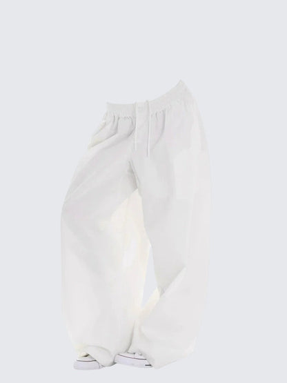 White Parachute Pants