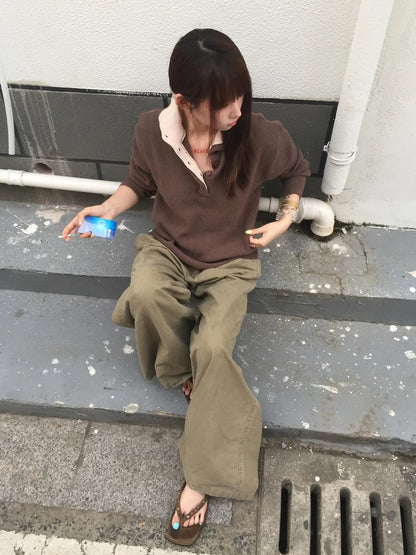 Old Money Faux Layered Sweater