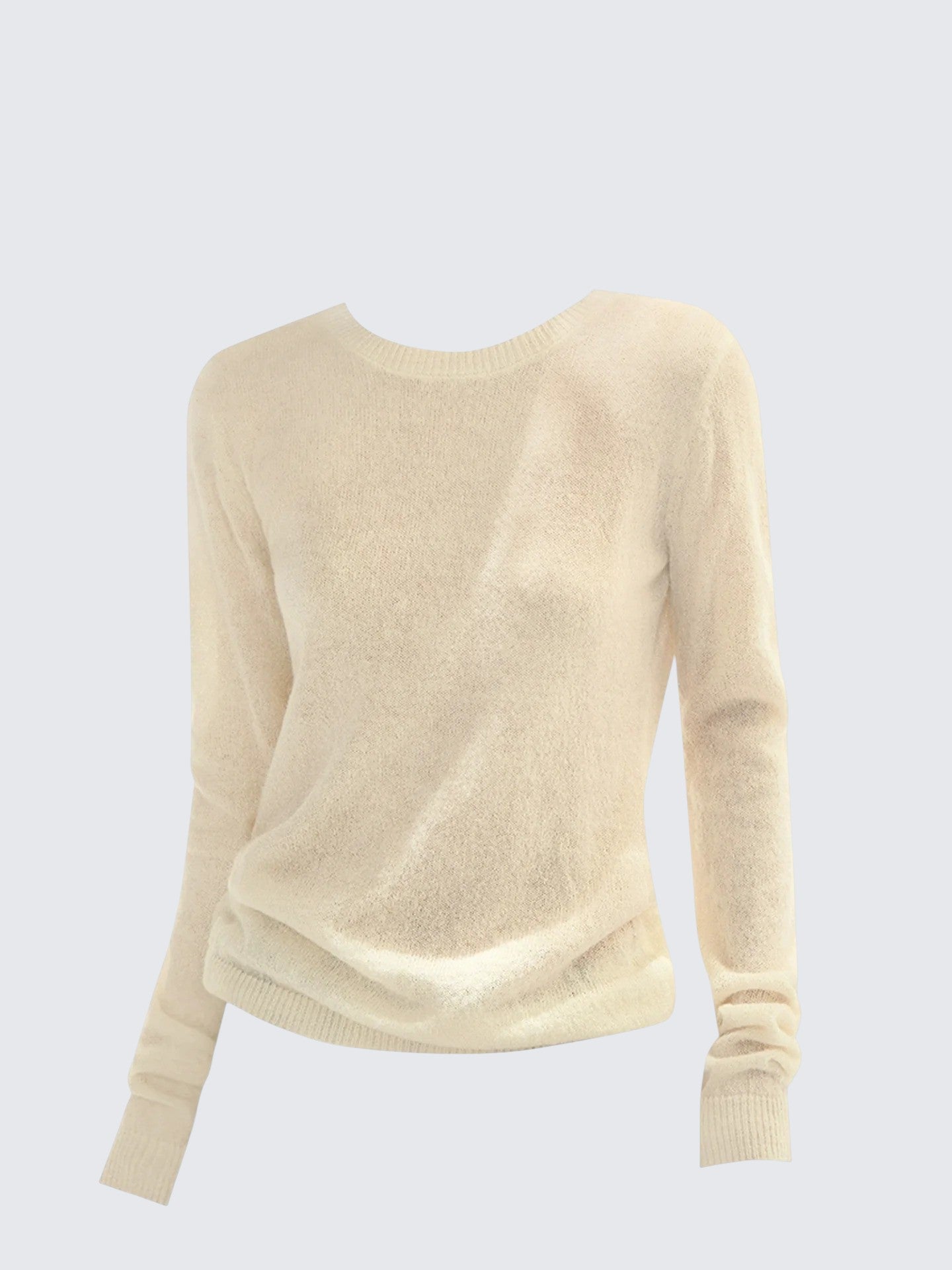 Round Neck Knit Sweater