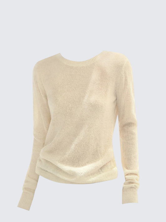 Round Neck Knit Sweater