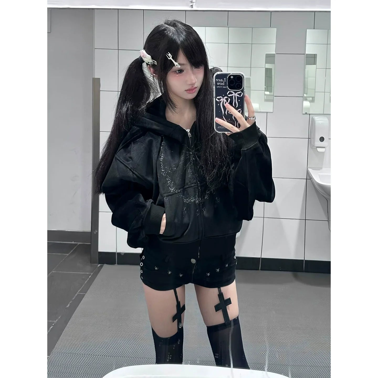 Y2K Witch Hat Hoodie