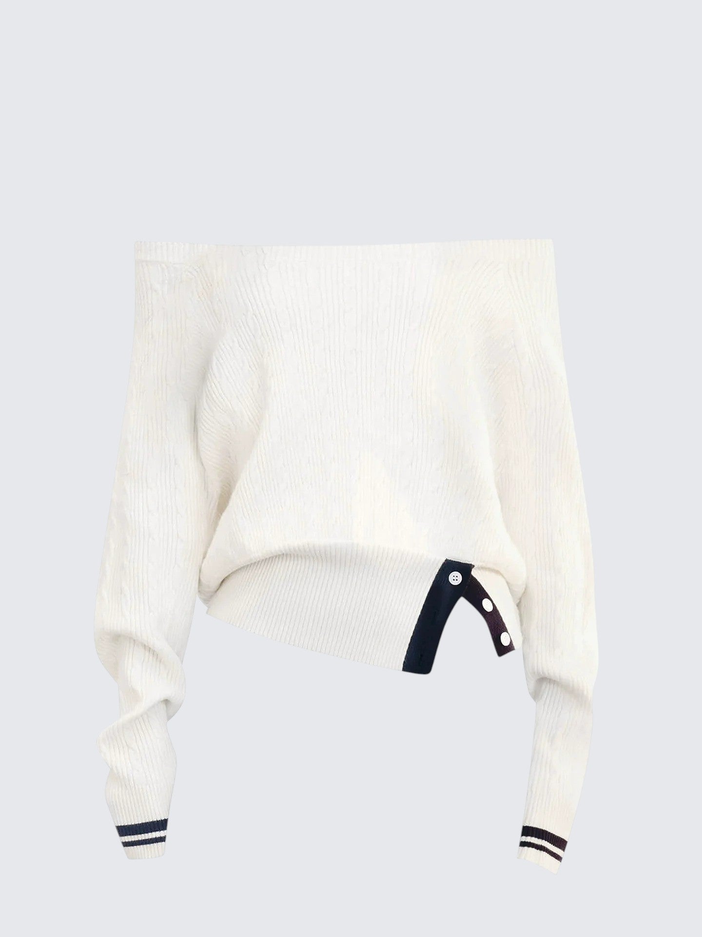 Off-Shoulder Knit Top