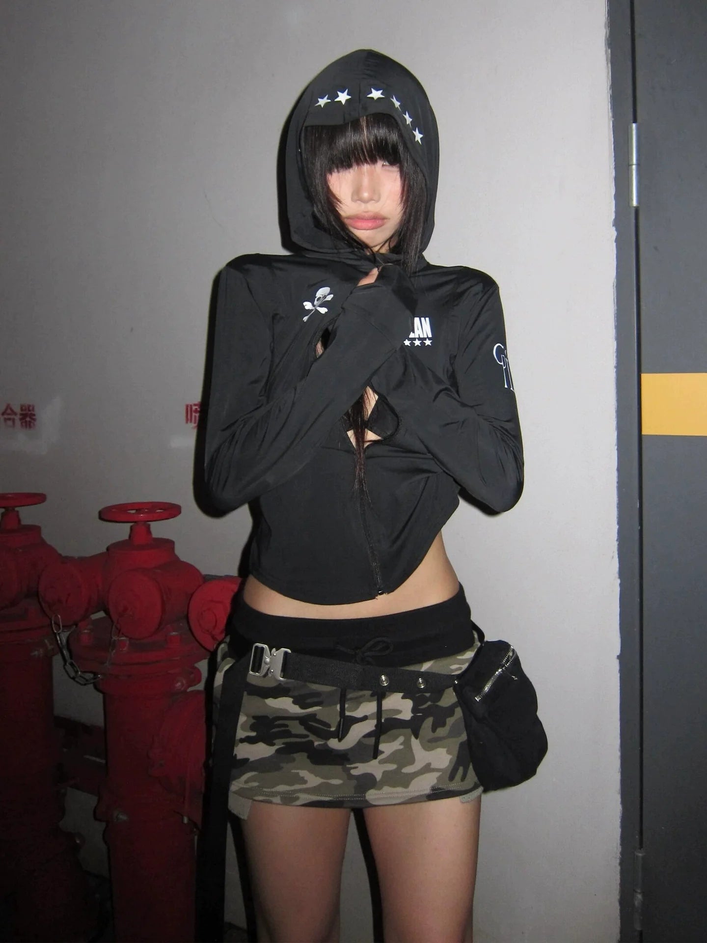 Subculture Ice Skin Sun-Proof Jacket Lightweight Cropped Cardigan