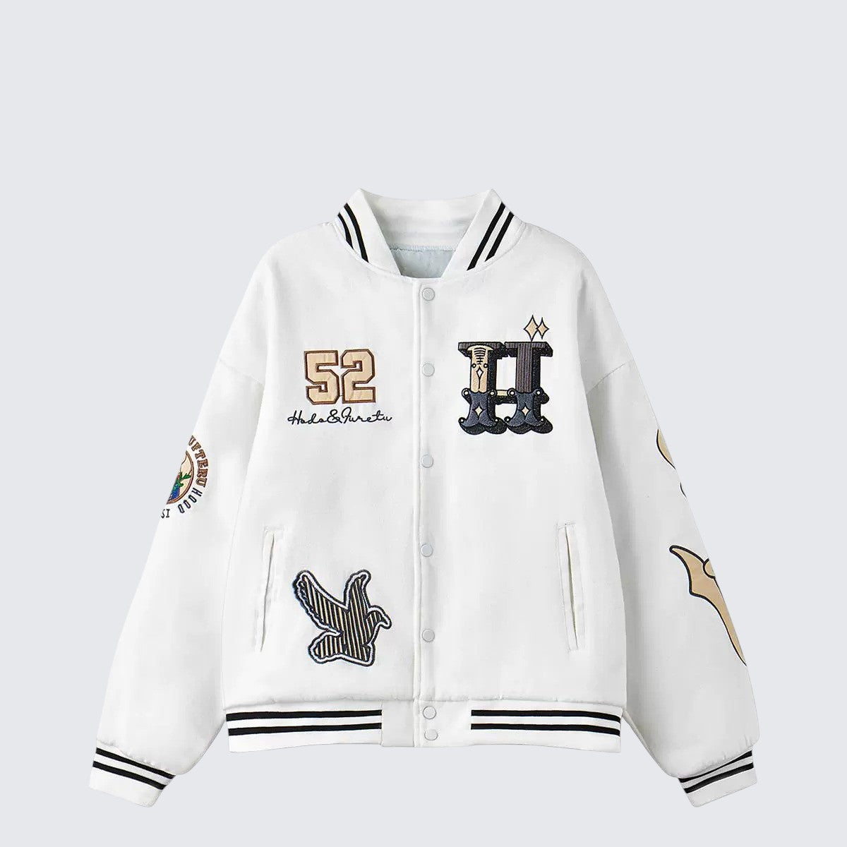 Streetwear Embroidered Baseball Jacket