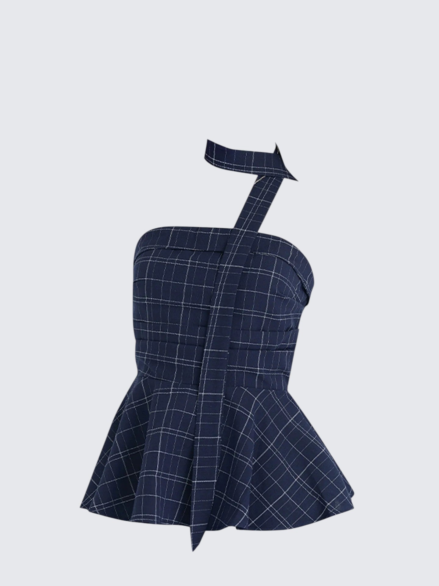 American Chic Check Tube Top