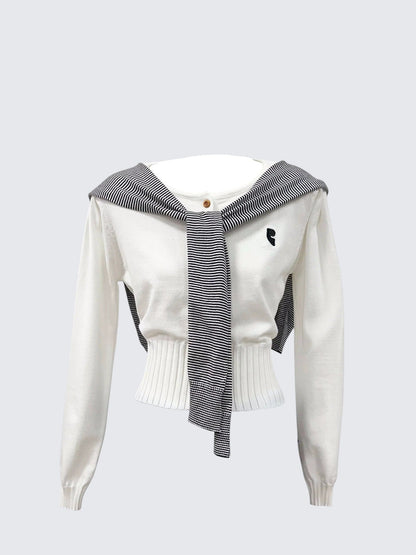 Korean Knit Cardigan Set