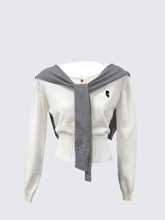 Korean Knit Cardigan Set