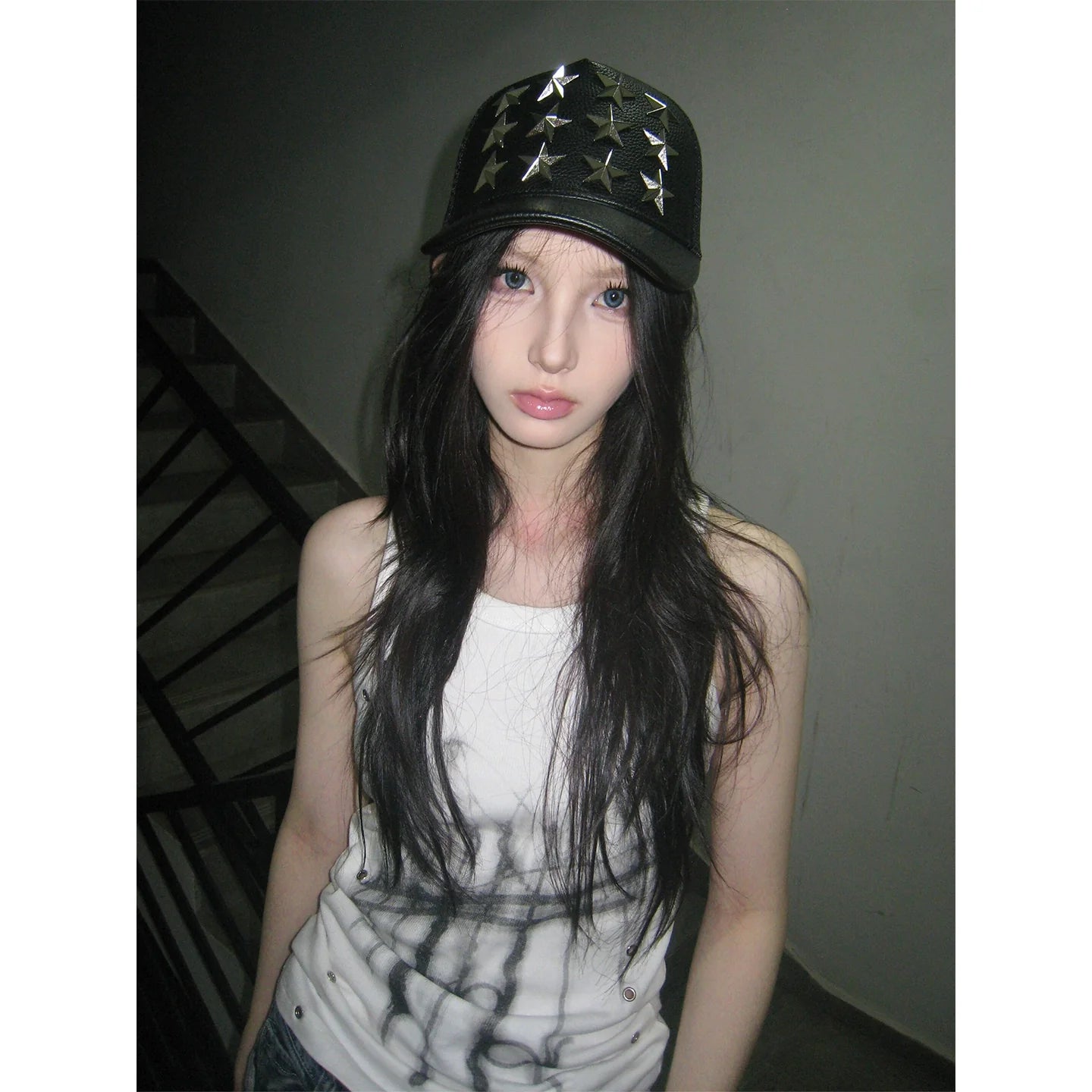 Punk Visual Sleeveless Vest