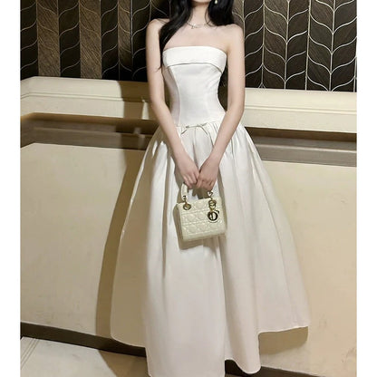 French Strapless Princess Birthday Gown Dress