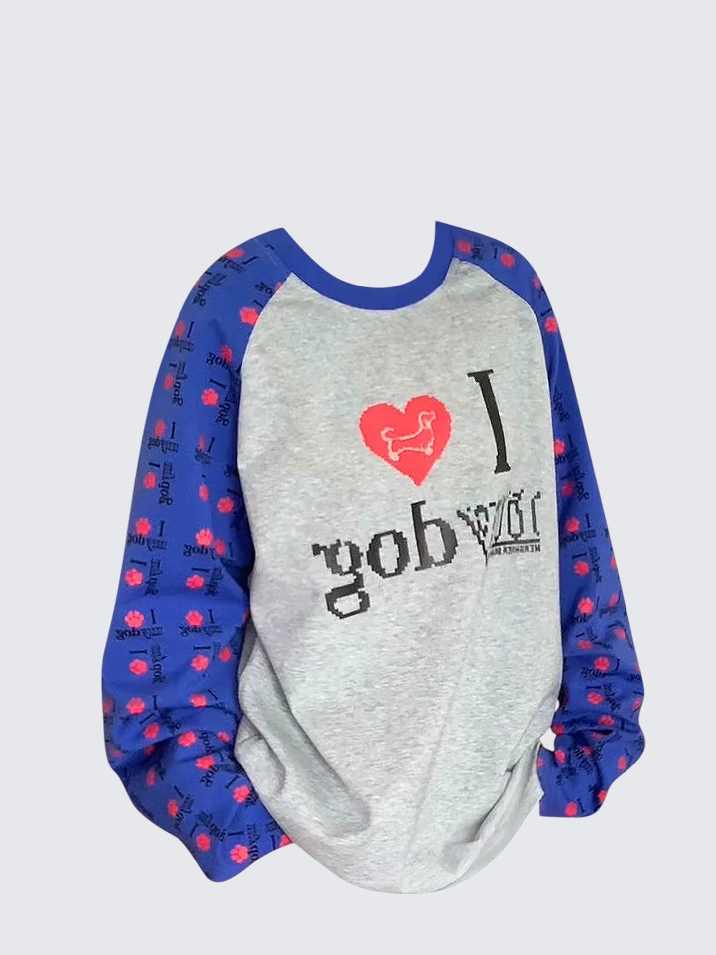 American Creative Printed Raglan T-Shirt