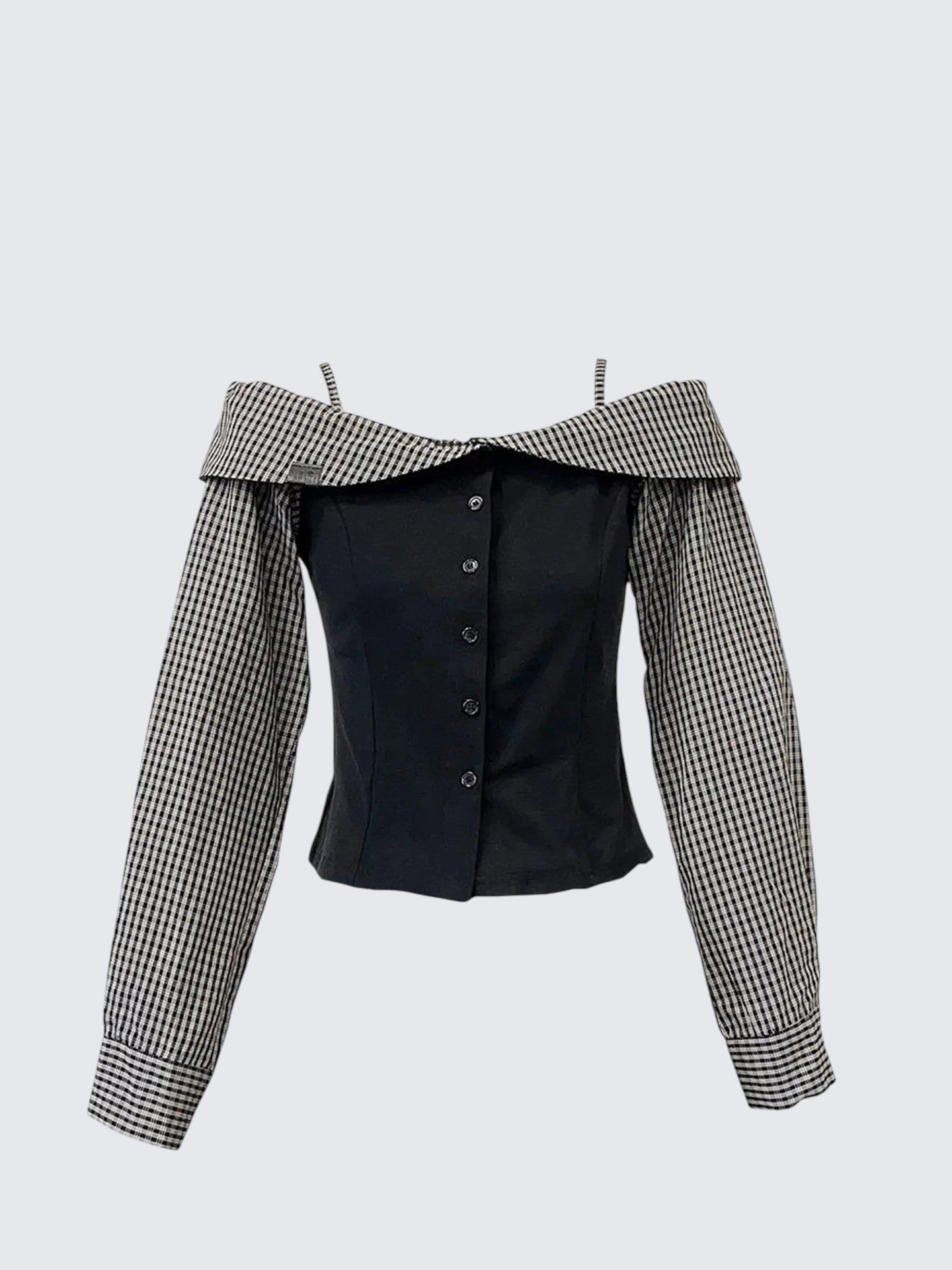 One Shoulder Lantern Sleeve Top