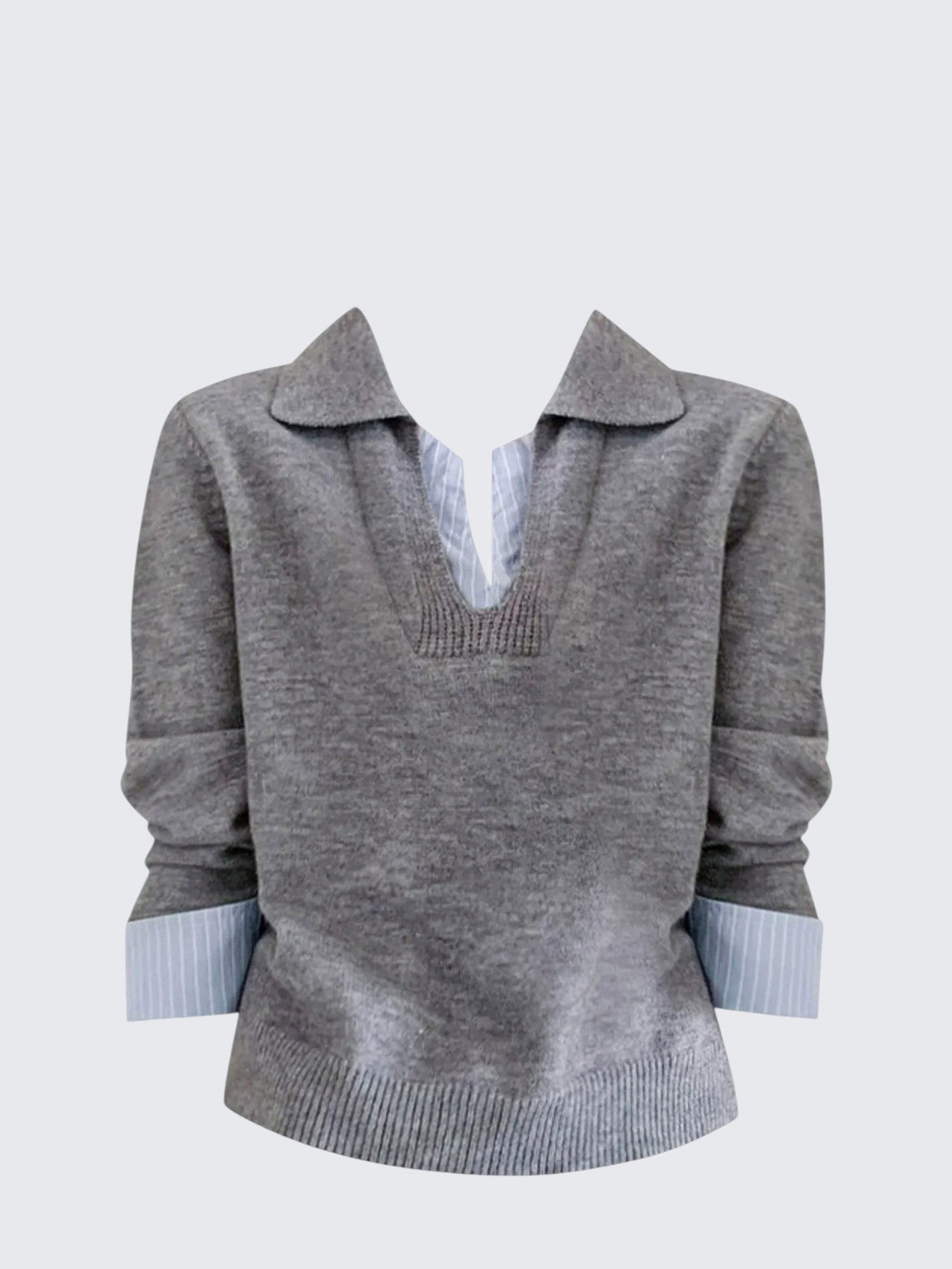 Layered Colorblock Sweater Women